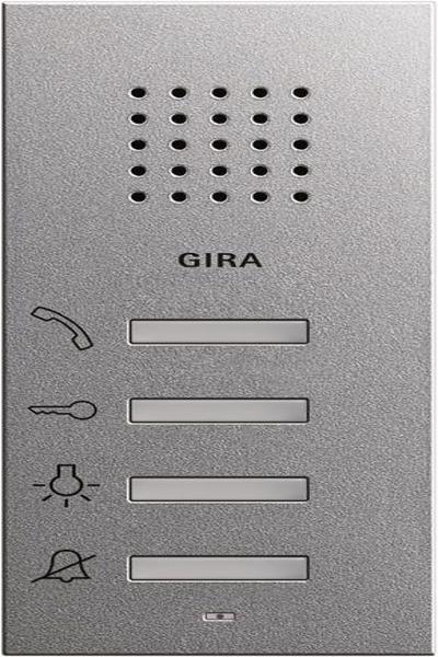 Station d'appartement GIRA freesp. AP aluminium 125026