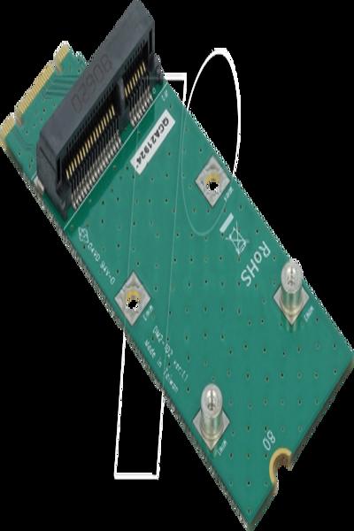 Delock Adapter M.2-nyckel B+M till Mini PCIe-kortplats (PCIe/USB) - 64103