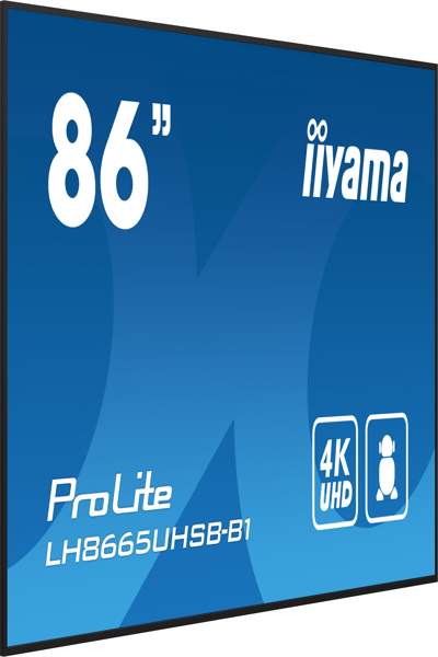 Iiyama ProLite LH8665UHSB-B1 86" LED LCD - LH8665UHSB-B1