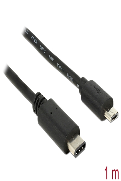 Câble USB Delock - USB-C 24 broches (M) vers Micro-USB Type B (M)