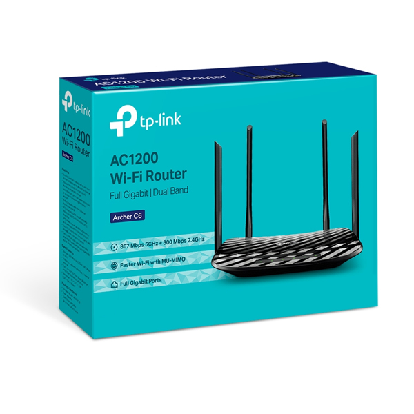 TP-LINK ARCHER C6 - WIRELESS ROUTE - DUAL BAND - ARCHER C6