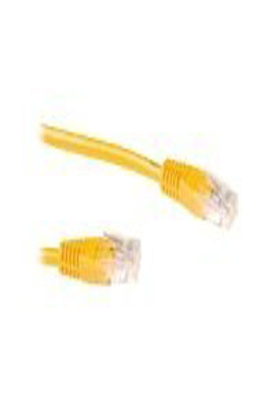 ACT Yellow 10 meter U/UTP CAT6A patch cable snagless with RJ45 connectors - 10 m - RJ-45 - RJ-45 - Yellow