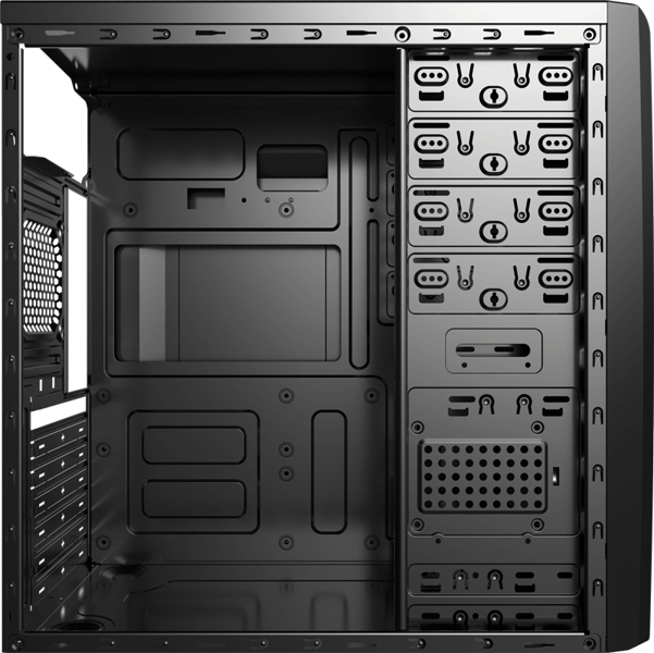 AEROCOOL Corporate CS-1101 - Black Edition Midi Tower ATX (EN58126) - EN58126