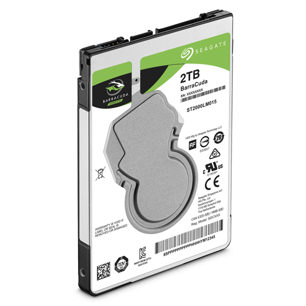Seagate Guardian BarraCuda ST2000LM015 - Hårddisk - 2 TB - ST2000LM015