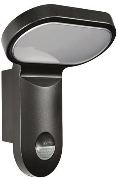 Esylux Automatikleuchte m.140° Bewegungsmelder25W 3000K sw AOL 200 LED 3K