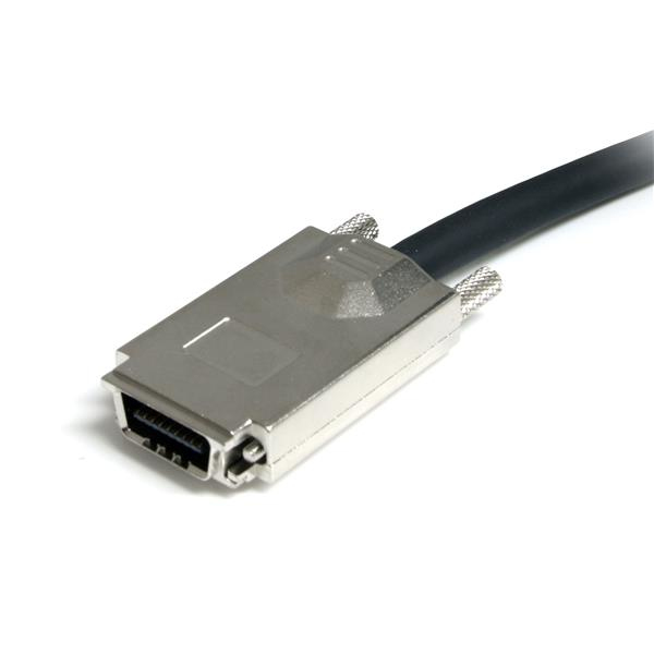 StarTech 2m External Serial Attached SCSI SAS Cable - SFF-8470 to SFF-8088 - 2 m - SFF-8470 (32-pin SAS) - SFF-8088 (26-pin - Mini-SAS) - Straight - Straight - Male/Male - ISAS88702