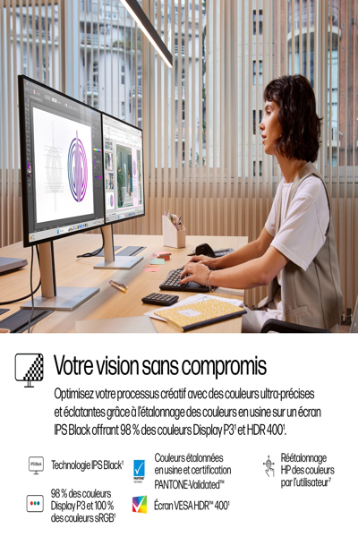 HP 727pu S7 Pro IPS QHD EU: Flat Screen, 68.6 cm - 8J9E6A5#ABB