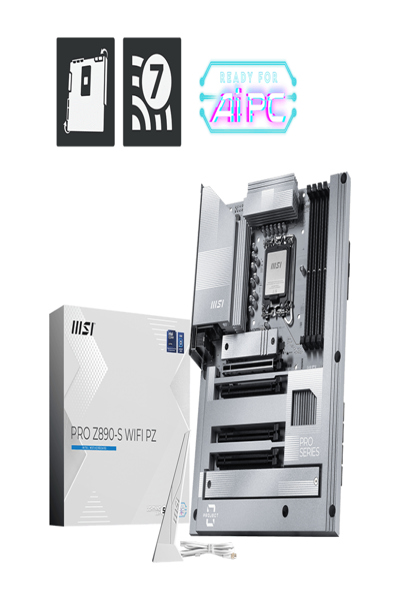MSI PRO Z890-S WIFI PZ - Mainboard - ATX (7E58-001R) - Motherboard - ATX - 7E58-001R