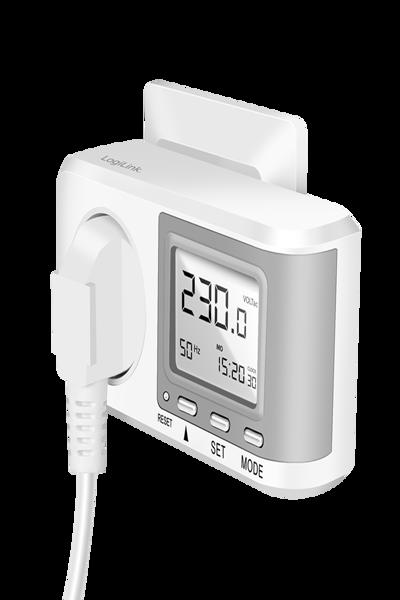 LogiLink energikostnadsmätare med CO2-utsläppskalkylator - EM0005