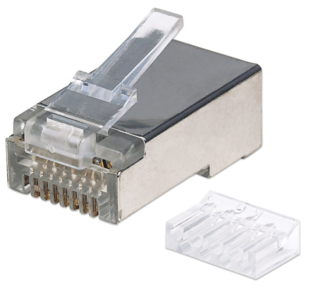 90-Pack Cat6 RJ45 Modular Plugs Pro Line - STP - 790543