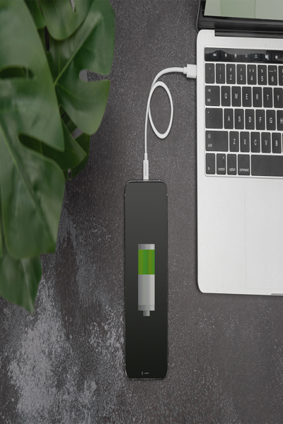 DIGITUS Lightning till USB-C data-/laddningskabel, MFI-certifierad - DB-600109-020-W