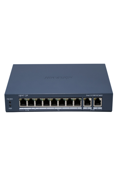 Hikvision Switch DS-3E1310HP-EI B - Switch - 0.1 Gbps