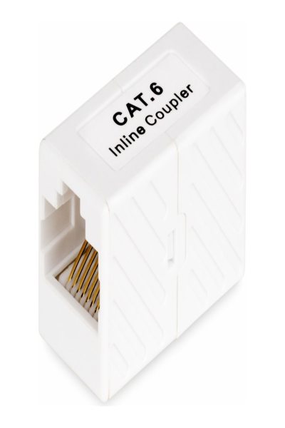 StarTech.com RJ45 Coupler 5-Pack, Inline Cat6 Coupler, Female to Female (F/F) T568 Connector, Unshielded Ethernet Cable Extension - IN-CAT6-COUPLER-U5