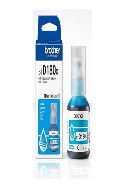 Brother Tintenflasche BTD-180C Cyan Original Ink Cartridge - BTD180C