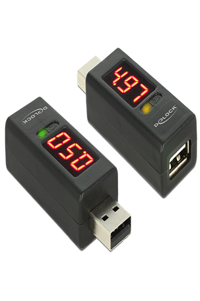 Delock USB-spännings- och strömmätare - 65569