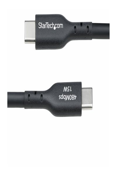 StarTech.com 4m USB-A till USB-C laddningskabel - USB2AC4MBKE
