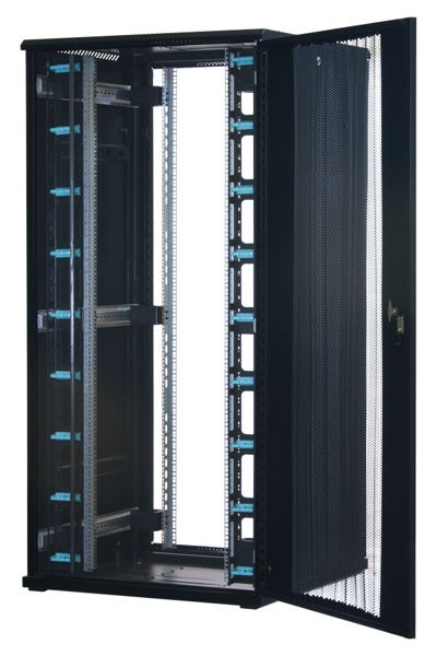 Rockstable 42U 19" serverskåp med nätdörrar - RS19-8842PD