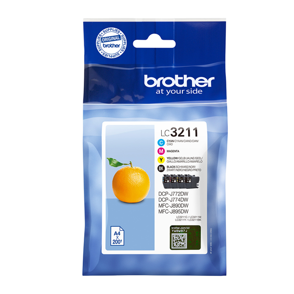 Brother LC3211 Value Pack - 4-pack - LC3211VAL