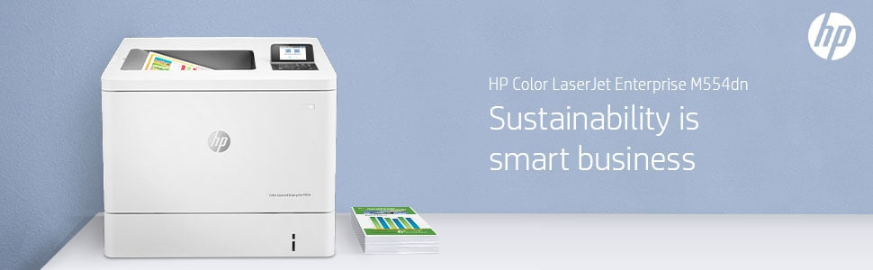 HP Color LaserJet Enterprise M554dn Printer - 7ZU81A