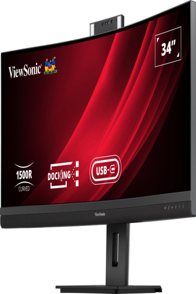 ViewSonic LED monitor VG3457CV 34 curved 2K 21 9 3 - Flat Screen - 86.4 cm
