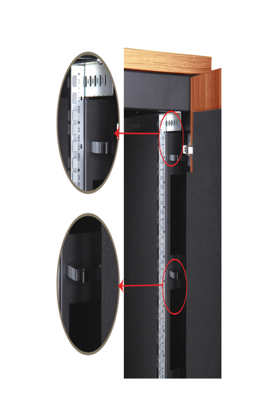 DIGITUS 483 mm (19") SOUNDproof rack - Freestanding rack - 17U - 1000 kg - Key lock - 138 kg - Black - DN-19 17U-SO-C