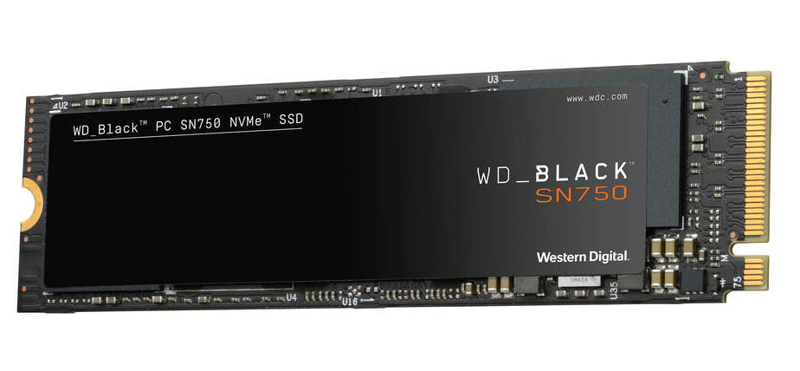 WD Black SN750 NVMe SSD - 1 TB - WDS100T3X0C