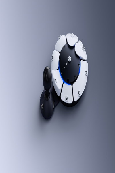 Sony Access, PlayStation 5, Trådlös, USB Typ-C, Svart, Vit, 141 mm, 191 mm - 1000038368