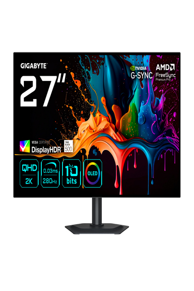 Gigabyte MO27Q28G EK Gaming Monitor 27" Oled Qhd - MO27Q28G EK