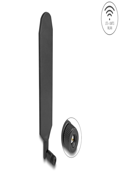 Delock Antenn - SMA-kontakt, med lutningsled, LTE GNSS, roterbar - 90103