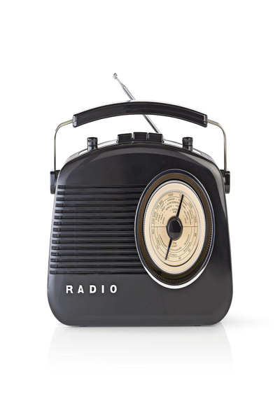Nedis RDFM5000BK Retro Radio Svart - RDFM5000BK