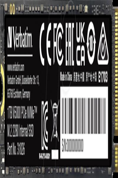 Verbatim Vi5000 - SSD - 1 TB - intern - 31826