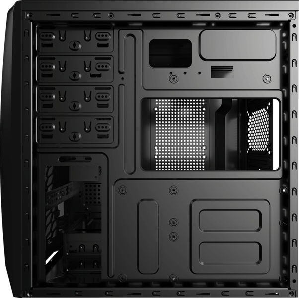 AeroCool CS-1102 miditower, svart, professionellt - EN58133
