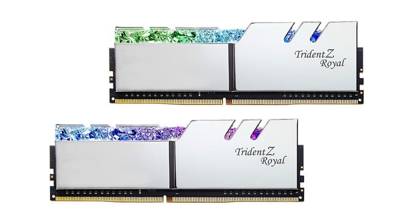 G.Skill Trident Z Royal Series - DDR4 - Kit - 32 GB: 2 x 16 GB - F4-4000C18D-32GTRS