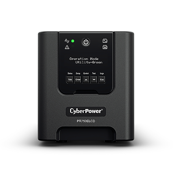CyberPower PR750ELCDGR - Line-Interactive - 750 VA - 675 W - Pure sine - 150 V - 301 V - PR750ELCDGR