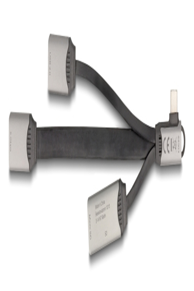 Delock USB Hub inklusive SD und Micro Card Reader - 64303