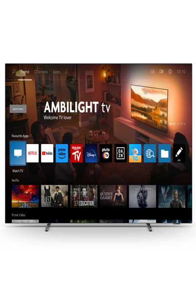 Philips 48OLED759/12, 48", 3840 x 2160 pixels, LED, Smart TV, Wi-Fi, Chrome - 48OLED759/12