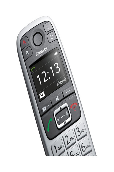 Gigaset E560HX - Analog/DECT telephone - Wireless handset - Speakerphone - 150 entries - Caller ID - Black - S30852-H2766-R101