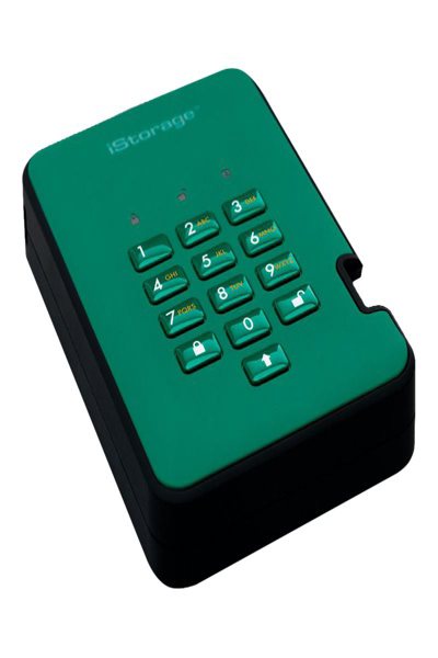 iStorage diskAshur2 SSD 256 bits - Vert