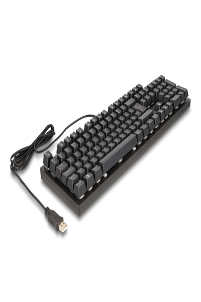 Delock Keyboard - mechanical gaming, wired 1.6 m, RGB illumination - 12115