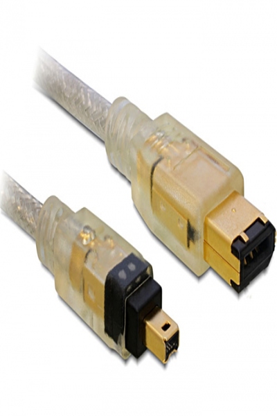 Delock IEEE 1394-kabel - 6-pins FireWire (hane) till 4-pins FireWire (hane) - 82577