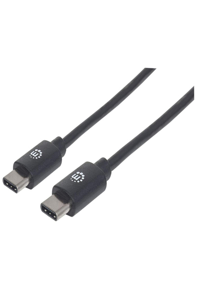 Câble USB-C vers USB-C Manhattan 1 m 3 A USB 2.0