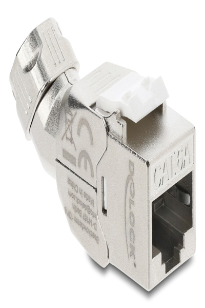 Delock Keystone Module RJ45 Jack to LSA Cat.6a 45Â° adjustable