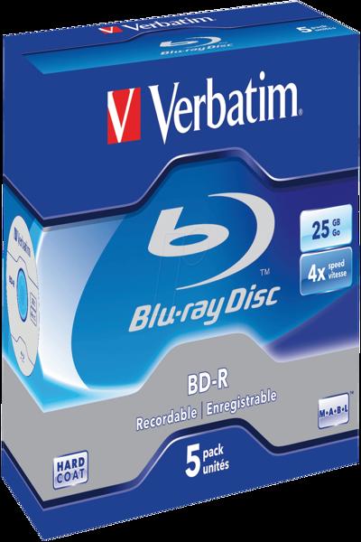 Verbatim 5 x BD-R - 25 GB 6x - 43715