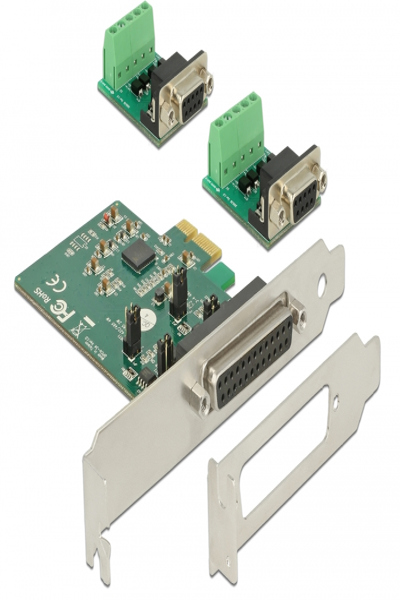 Delock PCI Express Card > 2 x Serial RS-422/485 - 65841