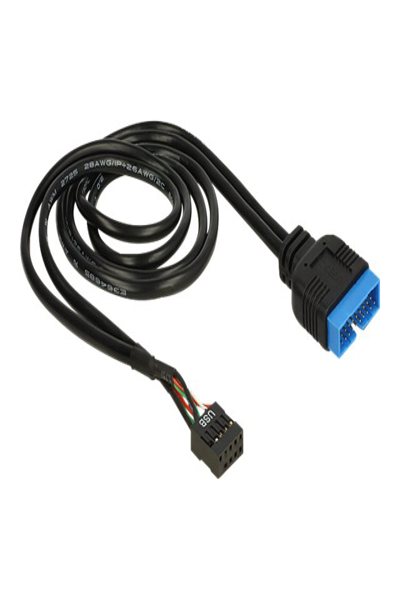 Delock USB internal cable - 19 pin USB 3.0 header (M) to 9 pin USB header (F) - 83777