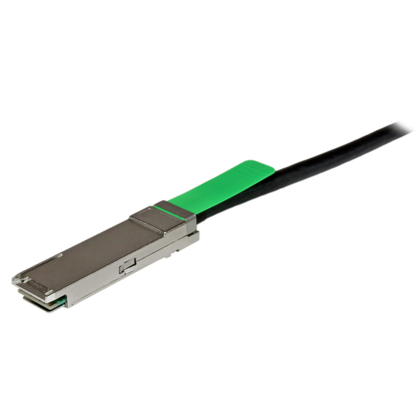 StarTech.com Cisco Compatible SFP+ 10GbE Twinax Direct Attach Cable - Twinaxial-Kabel - QSFP+ - QSFP+ - 2,0m - Schwarz (QSFPMM2M) - QSFPMM2M
