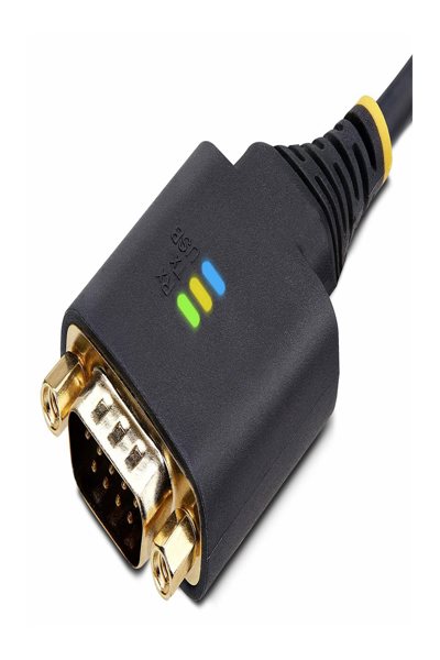 StarTech.com 2 m USB till seriell adapterkabel, COM-hållning, RS232 - 1P6FFC-USB-SERIAL