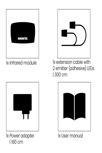 Vogel's Invisible Control 2 - Émetteur et récepteur AV - Argent