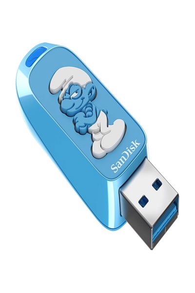 SanDisk Smurfs - Smart Smurf Edition USB-minne - SDCZIS-064G-G46
