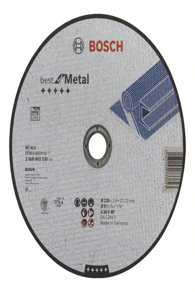 Bosch Tarcza HPP Metal - Cutting disc - Flat centre - Metal - Bosch - 2.22 cm - 23 cm
